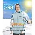 thumbnail image 4 of Sudadera con capucha con protección solar WELIGU UPF 50+ para hombre, 4 of 6