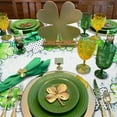 thumbnail image 5 of St. Patricks Day Oval Tablecloth Shamrock Tablecloth 60"x102", Waterproof ST Patrick Day Decorative Vinly Table Cloth Irish Tablecloth for Oval Table, 5 of 6