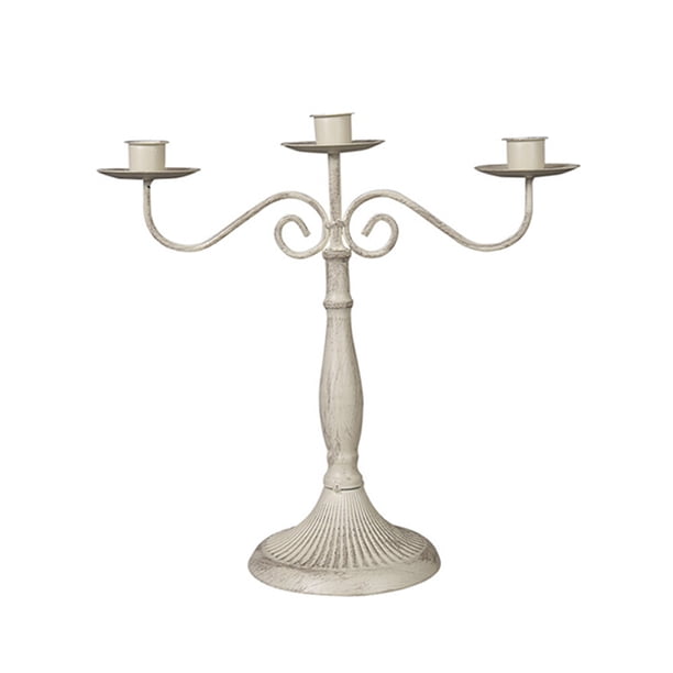 Candelabro de metal nórdico Candelabro de metal nórdico Decoración para centro de mesa 3 cabezas
