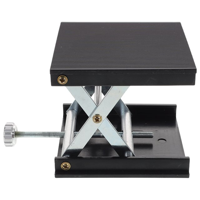 Plataforma de tijera con gato de laboratorio, mesa elevadora extensible para laboratorio y carpintería