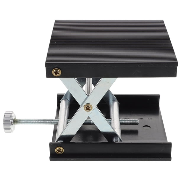 Plataforma de tijera con gato de laboratorio, mesa elevadora extensible para laboratorio y carpintería
