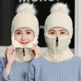 thumbnail image 3 of Thick Hat Dust-proof Zipper Women Winter Riding Hats for Festival, 3 of 10