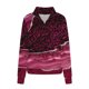 thumbnail image 5 of ICHUANYI Liquidación Moda Mujer Otoño Invierno Estampado De Leopardo Casual Deportes Cuello Redondo Chándales Manga Larga Solapa Cremallera Sudaderas ICHUANYI WER202308247215, 5 of 5