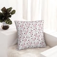 thumbnail image 6 of Pofeuu Cute Rabbit Print Double-sided plush pillowcase Square Throw Pillow Covers Pillows Cover for Living Room Bedroom Sofa Couch Cushion Cover（No pillow core）-26"x26", 6 of 7