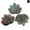 India Agate, variant on Maple Leaf Fashion Carved natural stone Many color plant pendants 8pcs Wholesal-Malachite