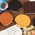 thumbnail image 3 of ZOUSSIQI 2pc Chocolate Fragrance Styling Notebook Creative Mini Portable Notebook-Cocoa Pie CA919-53894, 3 of 6