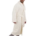 thumbnail image 1 of Bata de Baño para Hombre y Mujer de Textura Suave - Albornoz Absorbente Unisex con Cinturon Ideal para Spa Hotel y Hogar Blanco GAON, 1 of 5