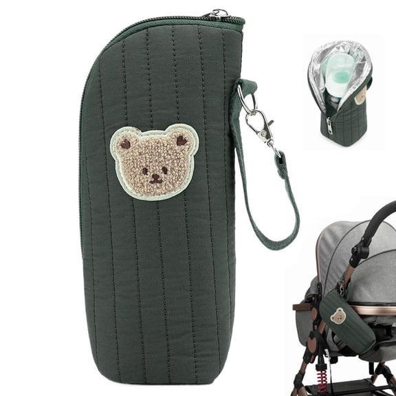 Insulated Baby Bottle Bag, Portable Cooler Tote for Breast Milk Storage, Daycare Travel