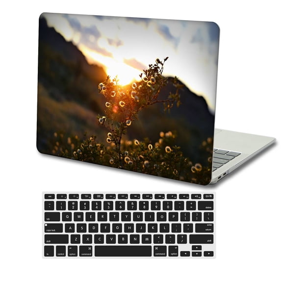 KSK KAISHEK Hard Shell Only for 2017 - 2010 Rel. MacBook Air 13" with No Touch No USB-C Model: A1466 & A1369 Blue series A 0098 + Black Keyboard Cover