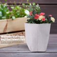 thumbnail image 2 of Bolsa de papel Kraft lavable, macetas de flores y plantas, cestas de almacenamiento para el hogar, contenedor organizador de 12x12cm, 2 of 8