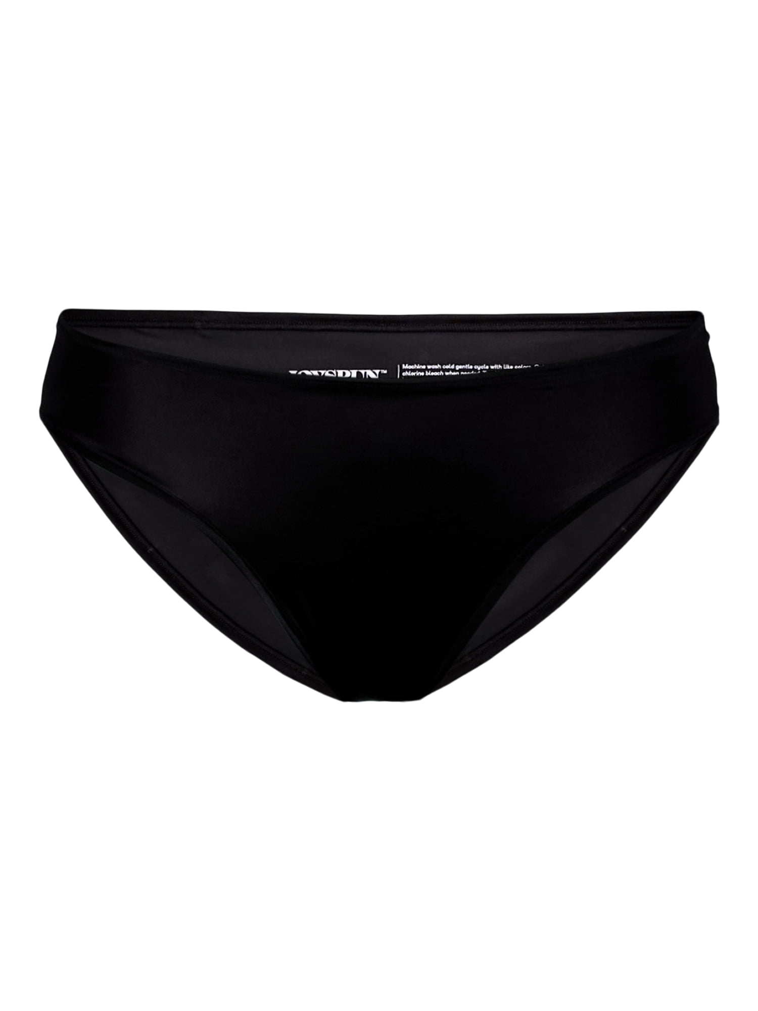 Joyspun Women’s Glossy Shine Cheeky Panties, 3-Pack, Sizes XS-3XL