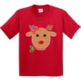thumbnail image 3 of Inktastic Girl Reindeer Youth T-Shirt, 3 of 5