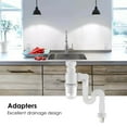 Universal Sink Drain Pipe Kit Sink Drains Anti Siphon Bottle Universal
