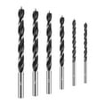 thumbnail image 3 of 6 Pieces Brad Point Drill Bit 3mm/4mm/5mm/6mm/7mm/8mm Countersink for, 3 of 6