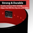 thumbnail image 4 of IBRO Powerlifting Lever Gym Belt – Power 13MM Extreme Heavy Duty Genuine Leather Belts - Squats Deadlifts Bodybuilding Weight Lifting IPF Power Lifting Strongman for Men BlackRed L, 4 of 7