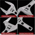 thumbnail image 3 of Llave inglesa ajustable de aleación de aluminio para apretar tuercas y pernos., 3 of 5