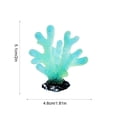 thumbnail image 3 of FastXmas Glowing Artificial Coral Resin Ornament - Aquarium Decor for Fish Tank, Aquascaping Underwater Habitat & DIY Miniature Scenery(2.7 x 3.9 Inch), 3 of 6