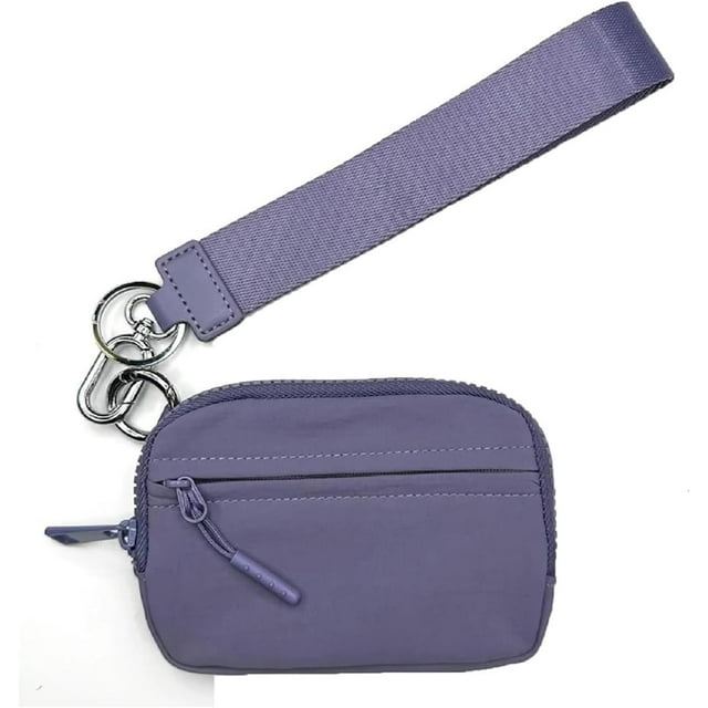 Corelration The Wallet 2nd Gen, Corelation Wallet, Wristlet Nylon Wallets for Women, Waterproof Zippered Card Case(Purple)