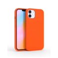 thumbnail image 1 of Neon Orange Silicone iPhone Case,iPhone 15 Pro, 1 of 5