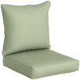 thumbnail image 1 of Outdoor Patio Chair Cushions Deep Seat Replacement Patio Cushions Set Green, 1 of 10