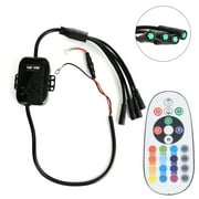 Sunpie 6 PCS RGBW Rectangle Series LED Rock Lights Bluetooth & Remote Controller