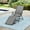Gray, variant on Pellebant Outdoor Chaise Lounge Aluminum Patio Folding Chair,Gray