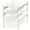 White, variant on 3-Tier Stackable Sliding Basket Storage Organizer Drawer for Bathroom and Kitchen, White, Space-Saving Durable Design