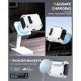 thumbnail image 4 of Comvin for Apple AirPods Pro 3 Case Cover, Magnetic Automatic Secure Lock with Phone Stand & Cleaning Kit, Full Shockproof Case for Airpods Pro 3rd Generation 2025 Compatible with Magsafe, 4 of 8