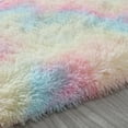 thumbnail image 6 of EFINNY Fluffy Bedroom Rugs Feet Shaggy Geometric Design Area Rug for Girls Baby Room Kids Living Room Thanksgiving Home Decor Floor Carpet, 6 of 8