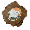 thumbnail image 2 of Carolines Treasures SS8183FC Great Pyrenees Foam Coaster Set of 4 3 1/2 x 3 1/2 multicolor, 2 of 3