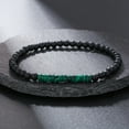 thumbnail image 3 of Pulsera de cuentas de ónix hechas a mano de 4 mm y 5 estilos para hombre, pulsera de lujo con piedra del emperador, sencilla, para hombre, joyería para hombre, 3 of 5