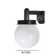 thumbnail image 3 of Modern Solar Wall Lights 2-Pack - Apliques impermeables para exteriores con encendido/apagado automático para iluminación en patios, jardín y puertas, 3 of 7