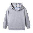 thumbnail image 5 of Boys Girls Hoodie Pullover Drop Shoulder Oversized Sweatshirt Pocket Long Sleeve Shirts Soft Casual Outfits Tops for Kids, 5 of 5