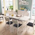thumbnail image 5 of Fundas de asiento impermeables para sillas de comedor, fundas para asientos de cocina, fundas para sillas (4 piezas), 5 of 5