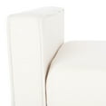 thumbnail image 6 of SAFAVIEH Henri Mid-Century Cushioned Bench, Light Beige/Walnut, 6 of 9