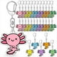 thumbnail image 1 of 24 Llaveros con Dijes de Ajolote: Regalos Multicolores para Fiestas de Cumpleaños, Regalos Escolares y Decoraciones., 1 of 6