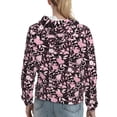 thumbnail image 7 of Lsque Daisies Flowers Pattern Casual Women's Hoodie,Hooded Sweatshirt with Kangaroo Pocket,Pullover Hoodie with Eye-catching Drawstrings-X-Large, 7 of 7