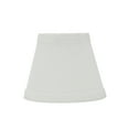 thumbnail image 2 of Aspen Creative 32066-2 Small Hardback Empire Shape Chandelier Clip-On Lamp Shade Set (2 Pack), Transitional Design in White, 5" bottom width (3" x 5" x 4"), 2 of 7