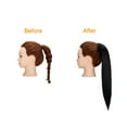 thumbnail image 6 of DODOING 20/24/28 Inch Hair Pieces Clip in Ponytail Extension Wrap Around Long Straight/Wavy Curly Pony Tail Hair Fluffy Synthetic Hairpiece for Women, 6 of 8