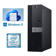 Restored Dell OptiPlex 7050 SFF Core i7 Desktop Computer 16GB RAM 240GB SSD Wi-Fi Windows 11 Pro