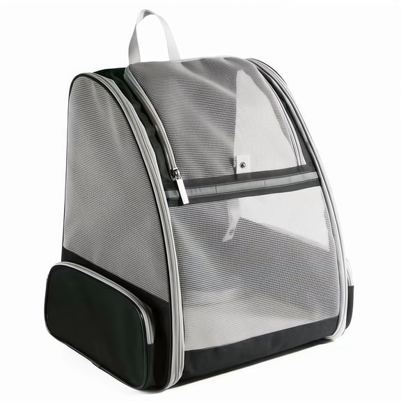 Portable Cat Backpack with Large Capacity and Breathable Mesh Design