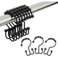 thumbnail image 4 of Crochets de Rideau de Douche, Anneaux et Crochets de Rideau de Douche en Acier Inoxydable 12 Pcs/24 Pcs Rideau de Douche pour Salle de Bain Tringles de Douche Rideaux, 4 of 4