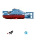 thumbnail image 1 of Newest Mini RC Submarine 6 Channel Remote Control Boat Ship Waterproof Diving Toy Simulation Model Gift For Kids, 1 of 9