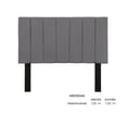 thumbnail image 2 of Cabecera Martina Sansa Matrimonial color Gris claro, 2 of 2