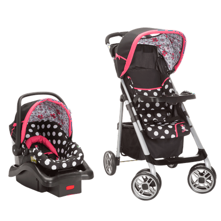 Disney Saunter Sport LC-22 Travel System, Coral Flowers Minnie Mouse