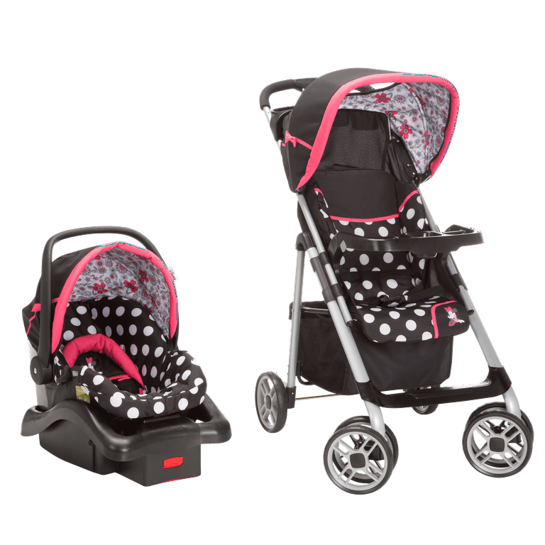 Disney Saunter Sport LC 22 Travel System Coral Flowers Minnie Mouse Walmart