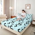 thumbnail image 4 of Castle Fairy Boys Girls Animal Snake Full Size Sheets,Bohemian Moon Stars Bed Sheets, 4 of 7
