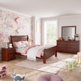 thumbnail image 2 of Furniture of America Arabella Wood 4-Piece Full Bedroom Set in Cherry, 2 of 20