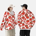 thumbnail image 6 of Kdxio Hand Drawn Tomatoes Print Women Men Sun Protection UPF 50+ Jackets Zip Up Long Sleeve Hoodie Hiking Lightweight with Pockets, 6 of 8