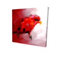 thumbnail image 1 of Perroquet Rouge Abstrait - Toile 24"x24 Pouces - Impression à la Demande, 1 of 5